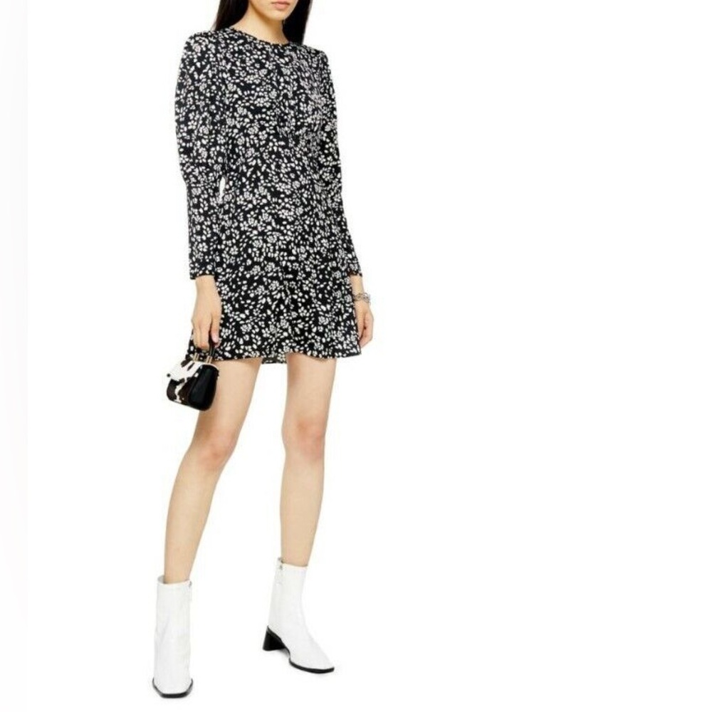 Topshop Austin Open Back Mini Dress